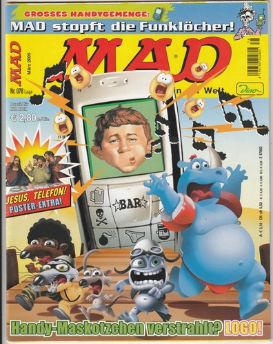 Mad 78 handy - mad, handy-maskotzchen